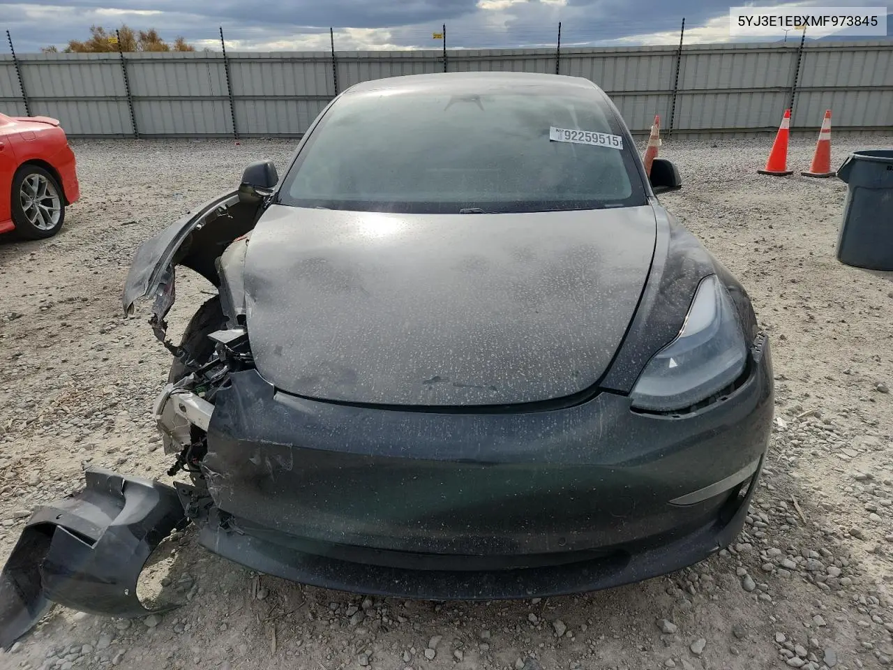 5YJ3E1EBXMF973845 2021 Tesla Model 3