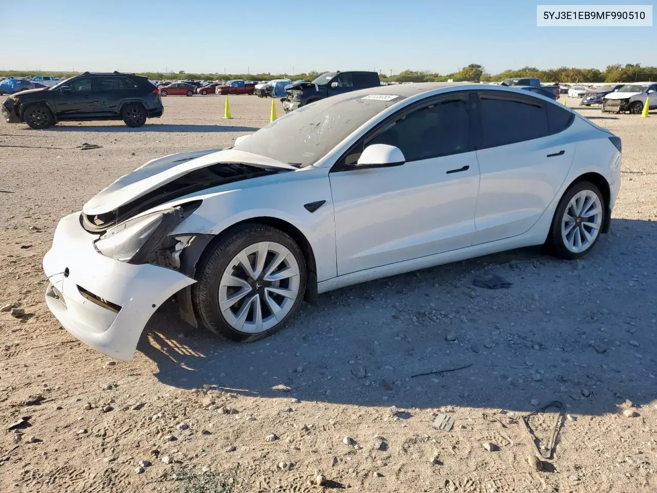 5YJ3E1EB9MF990510 2021 Tesla Model 3