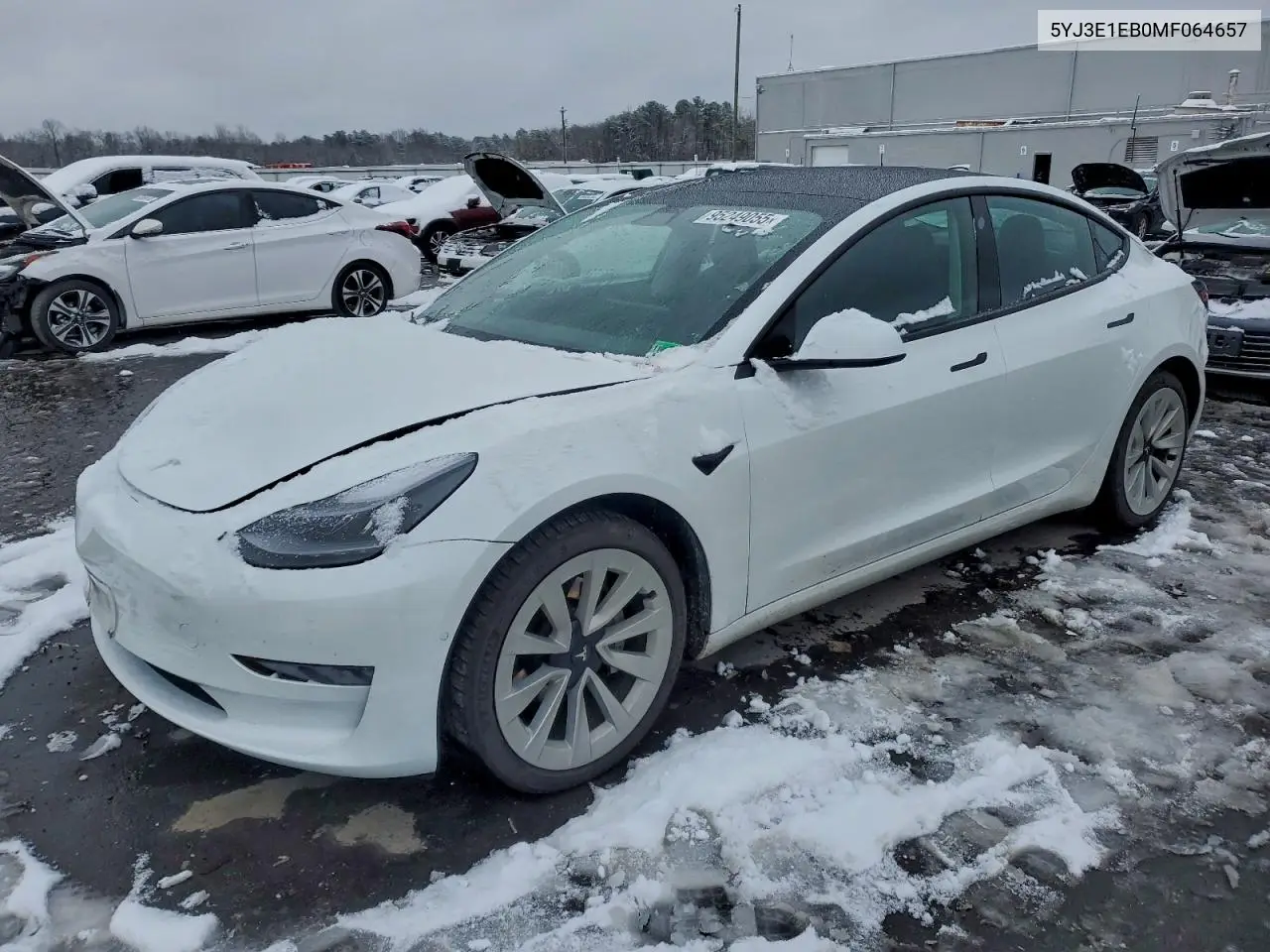 5YJ3E1EB0MF064657 2021 Tesla Model 3