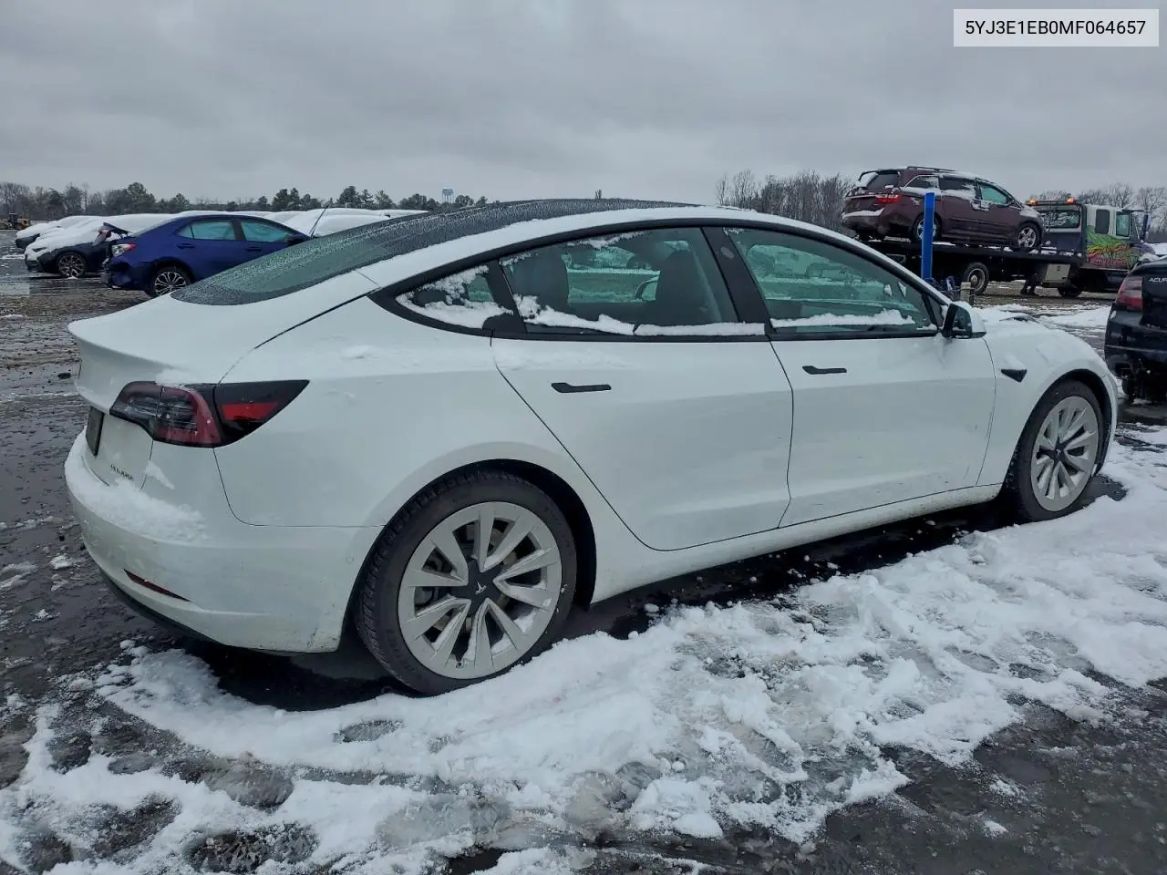 5YJ3E1EB0MF064657 2021 Tesla Model 3