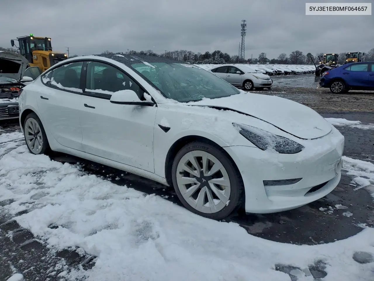 5YJ3E1EB0MF064657 2021 Tesla Model 3