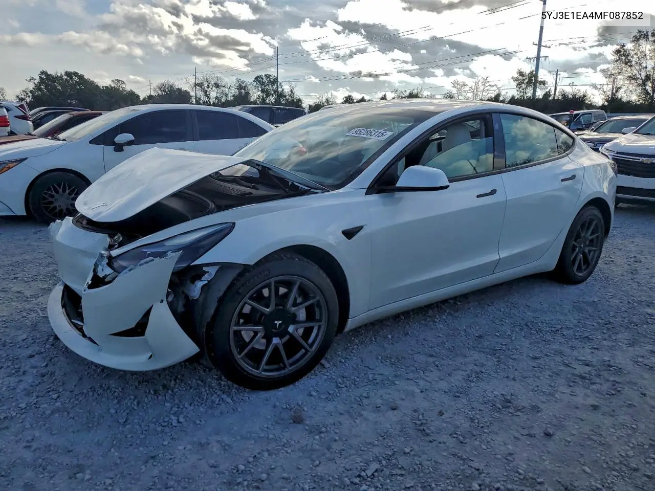 5YJ3E1EA4MF087852 2021 Tesla Model 3