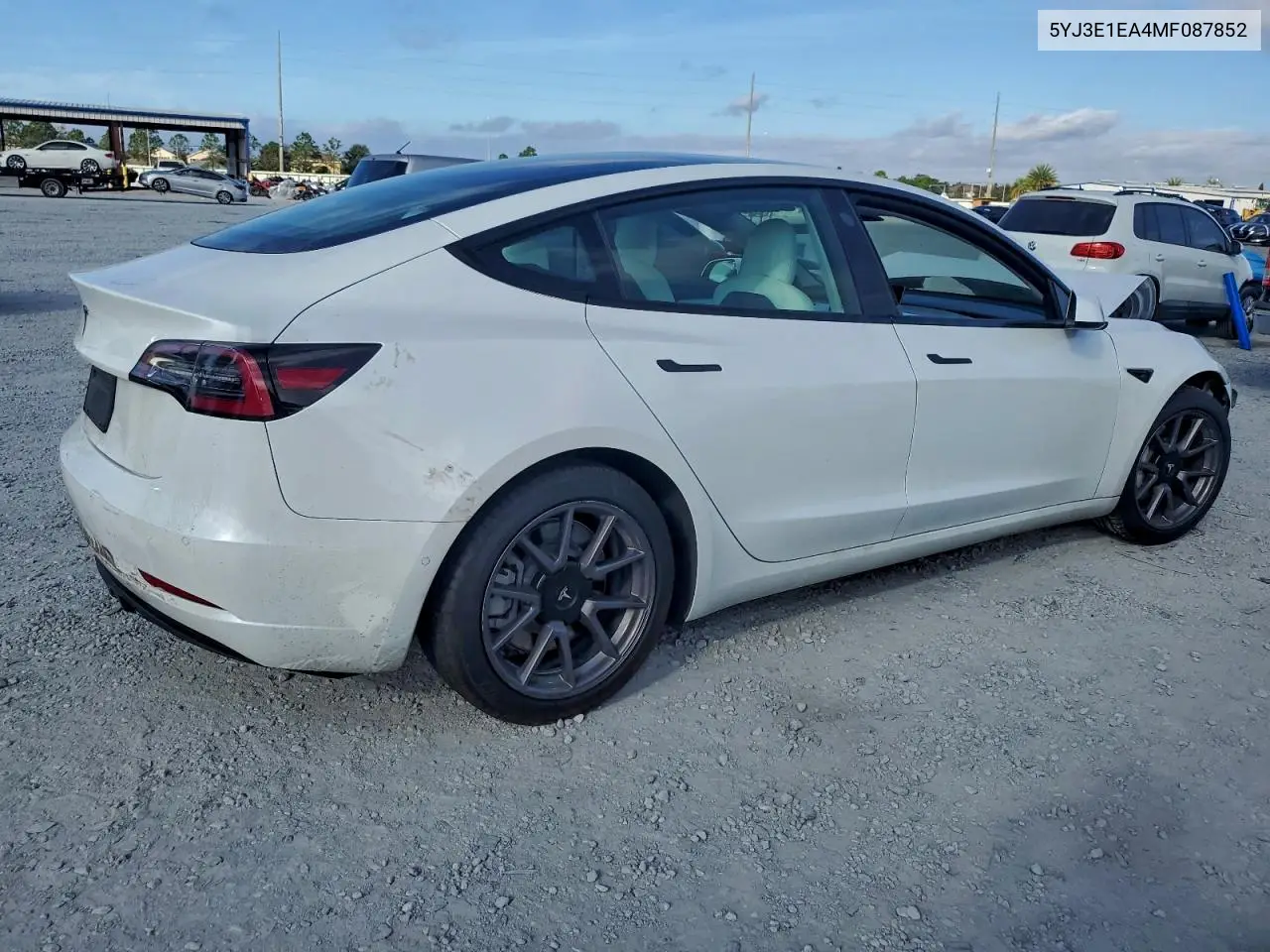 5YJ3E1EA4MF087852 2021 Tesla Model 3