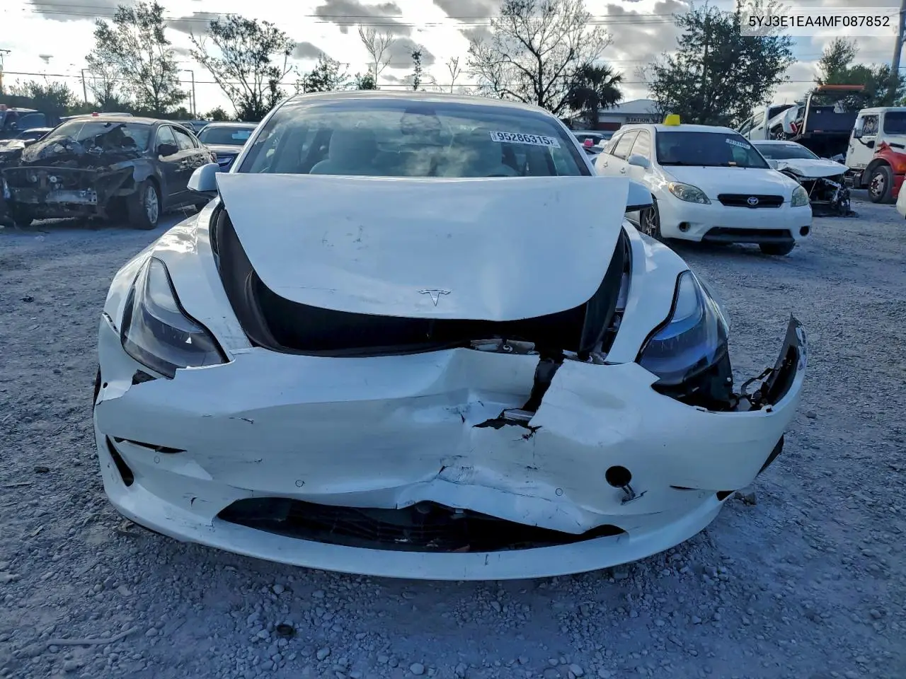 5YJ3E1EA4MF087852 2021 Tesla Model 3