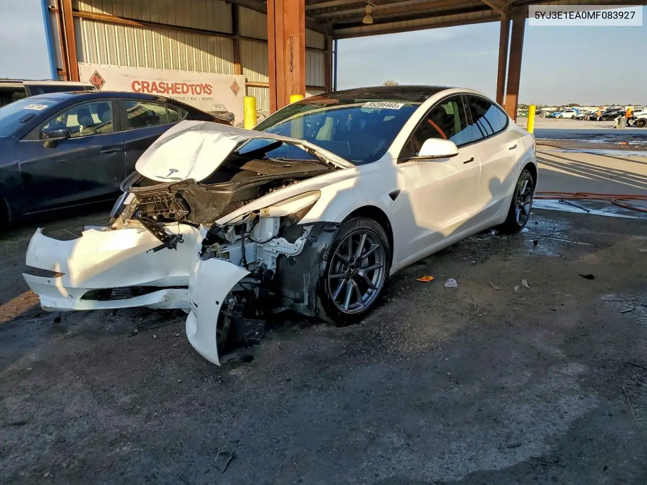 5YJ3E1EA0MF083927 2021 Tesla Model 3