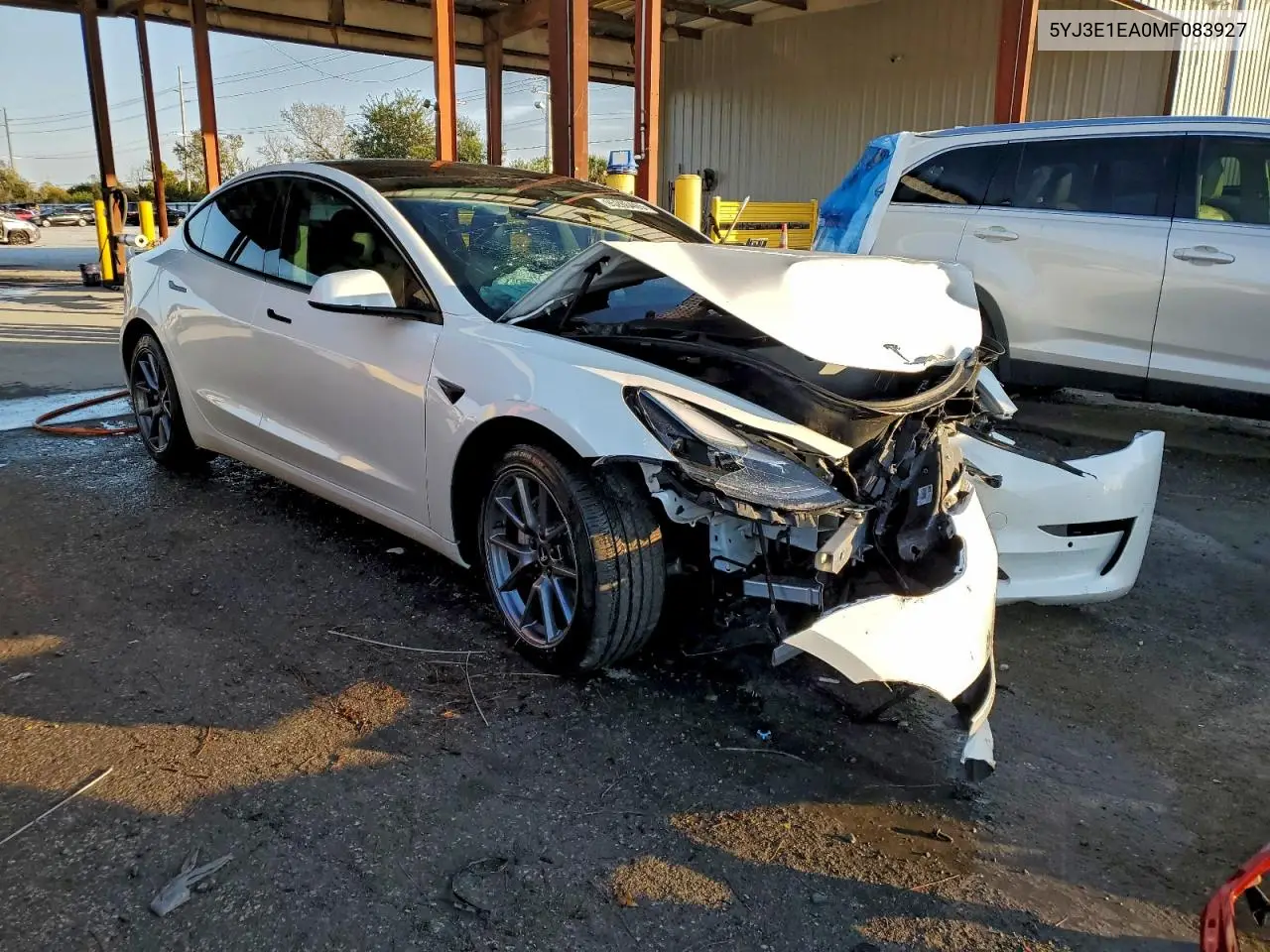 5YJ3E1EA0MF083927 2021 Tesla Model 3