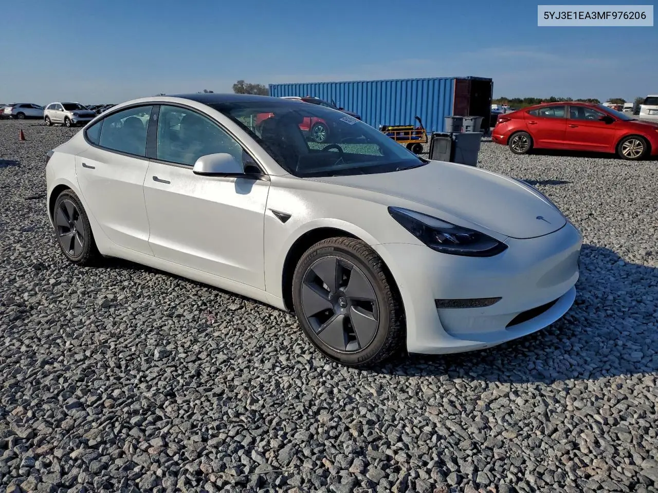 5YJ3E1EA3MF976206 2021 Tesla Model 3