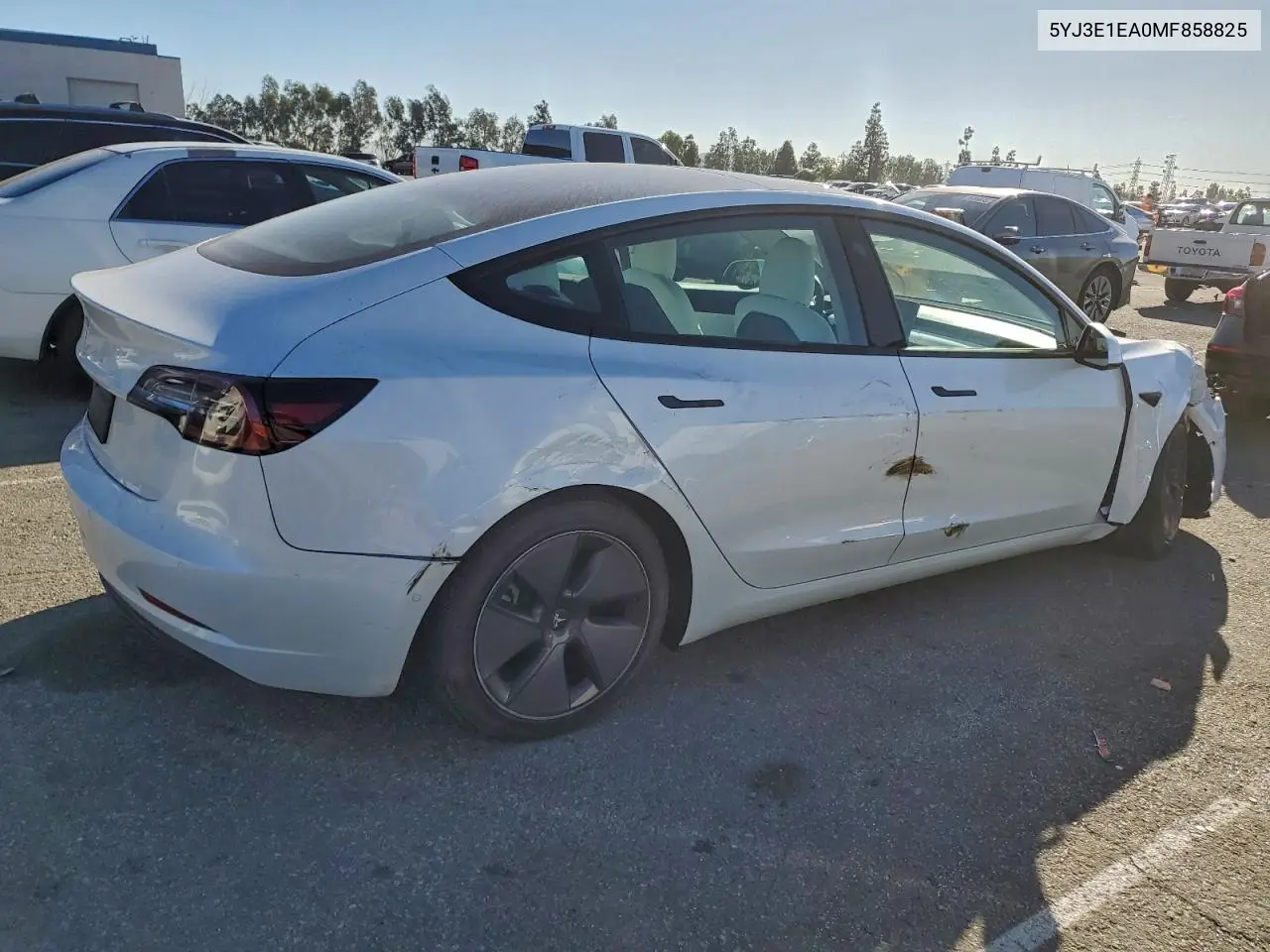 5YJ3E1EA0MF858825 2021 Tesla Model 3