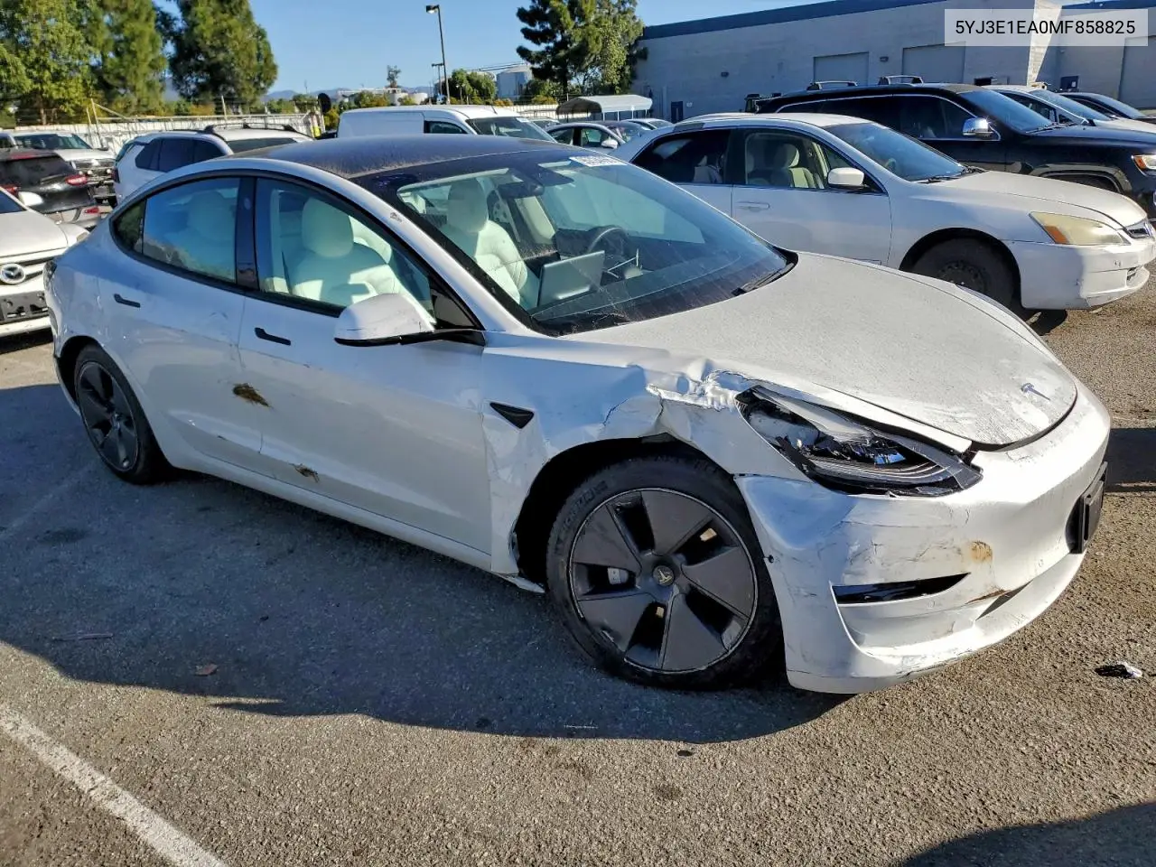 5YJ3E1EA0MF858825 2021 Tesla Model 3
