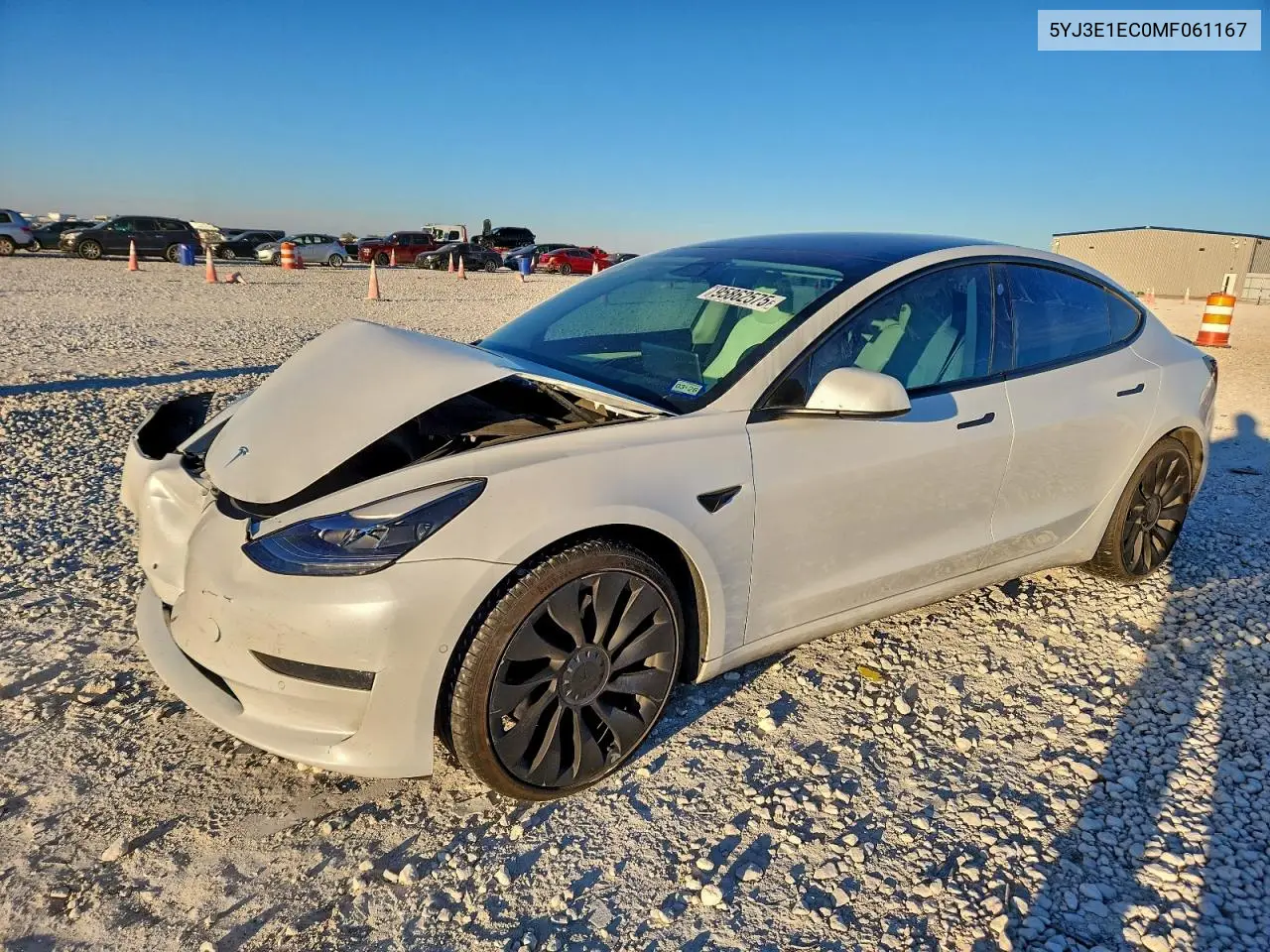 5YJ3E1EC0MF061167 2021 Tesla Model 3