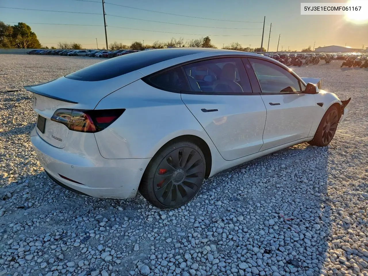 5YJ3E1EC0MF061167 2021 Tesla Model 3