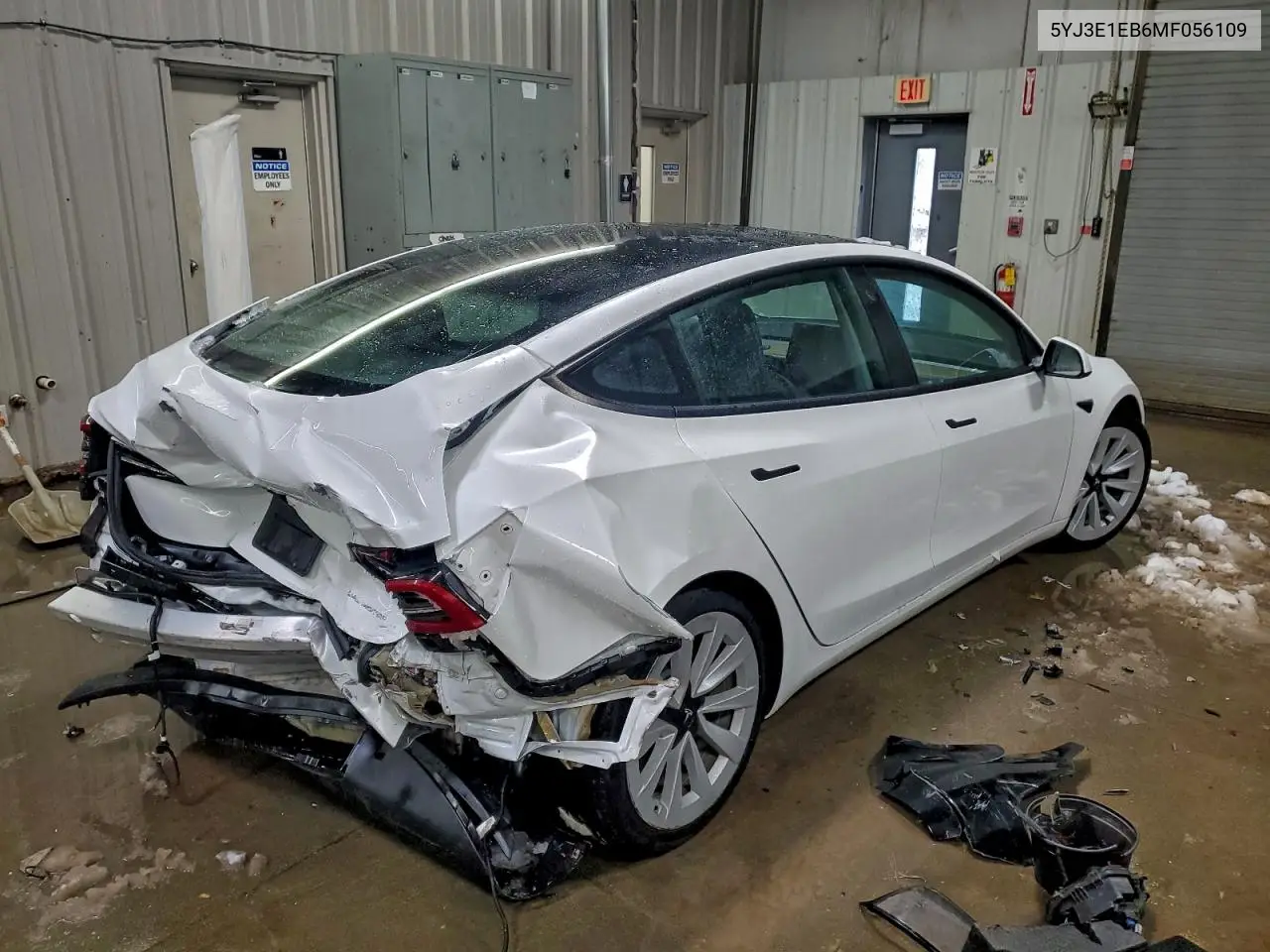5YJ3E1EB6MF056109 2021 Tesla Model 3