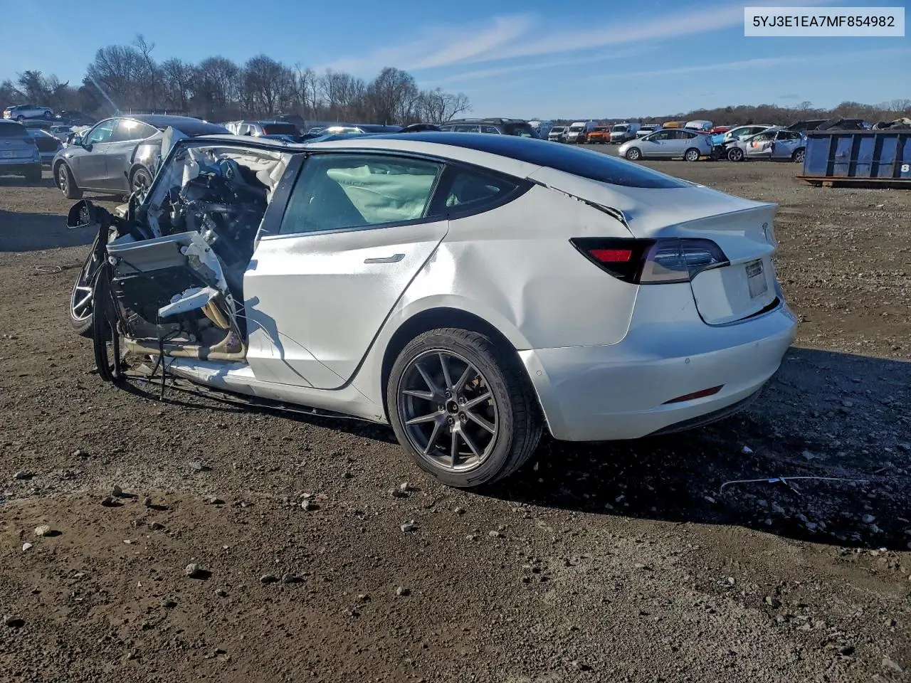 5YJ3E1EA7MF854982 2021 Tesla Model 3