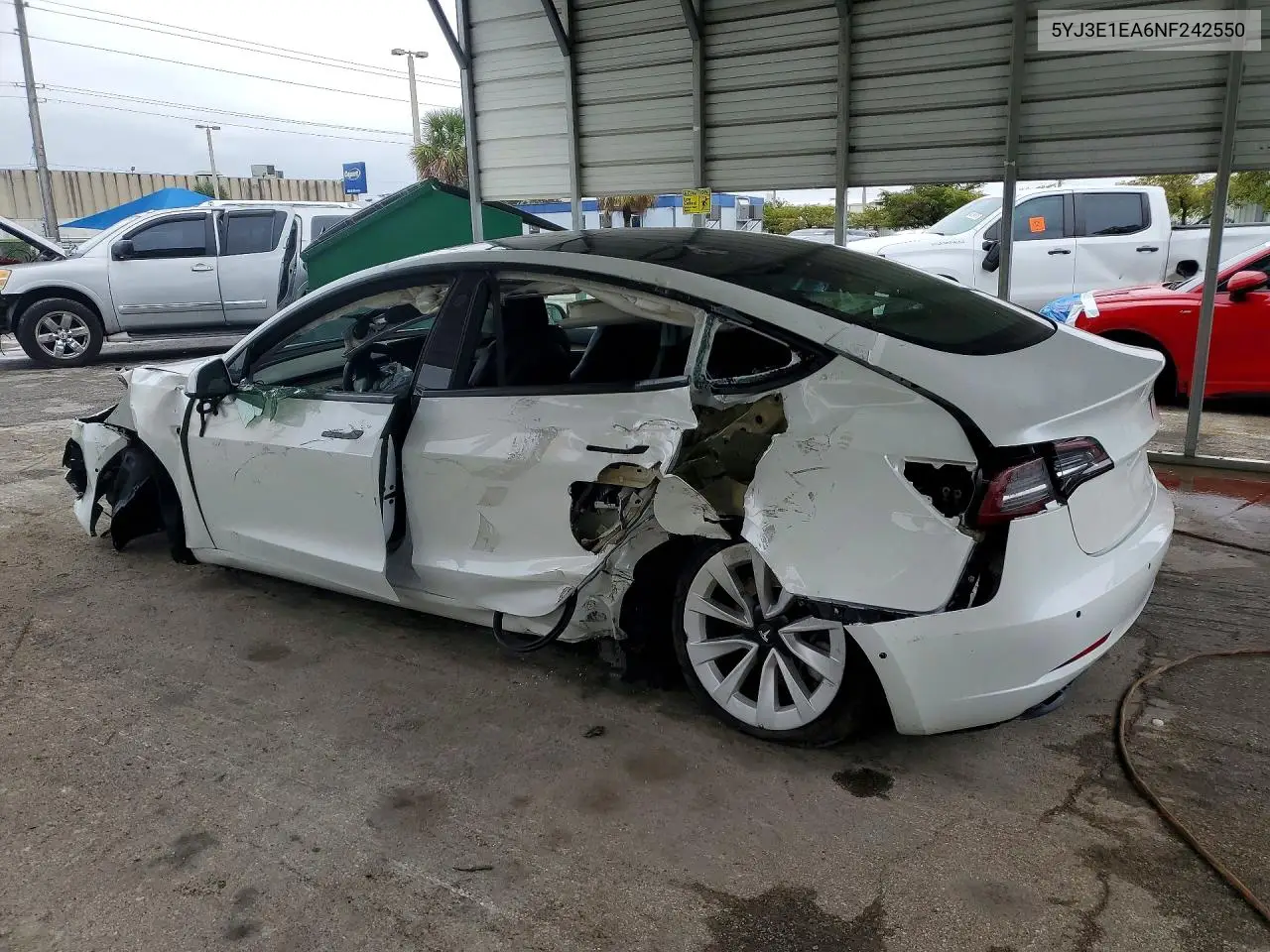 5YJ3E1EA6NF242550 2022 Tesla Model 3