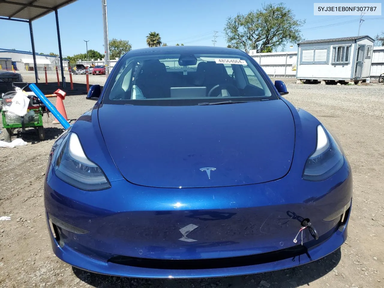 5YJ3E1EB0NF307787 2022 Tesla Model 3