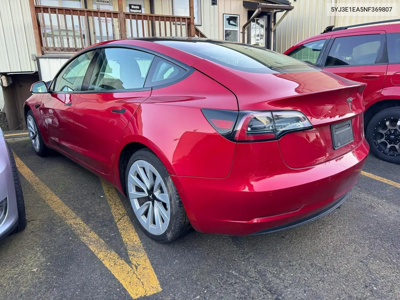 5YJ3E1EA5NF369807 2022 Tesla Model 3