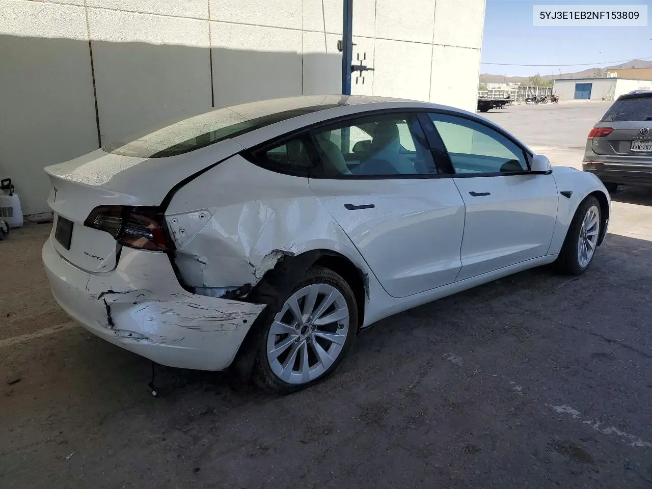 5YJ3E1EB2NF153809 2022 Tesla Model 3