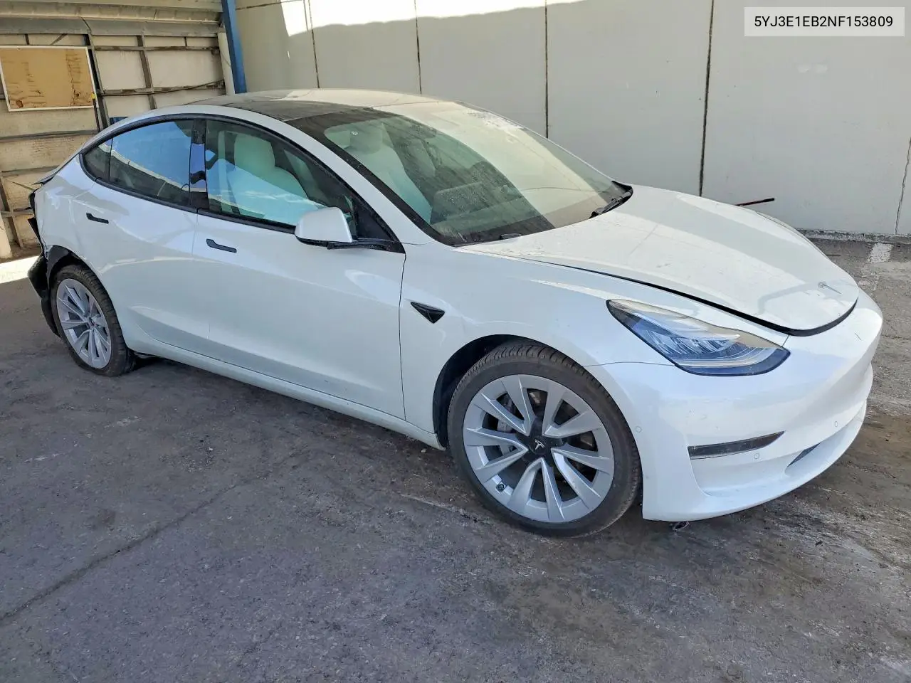 5YJ3E1EB2NF153809 2022 Tesla Model 3