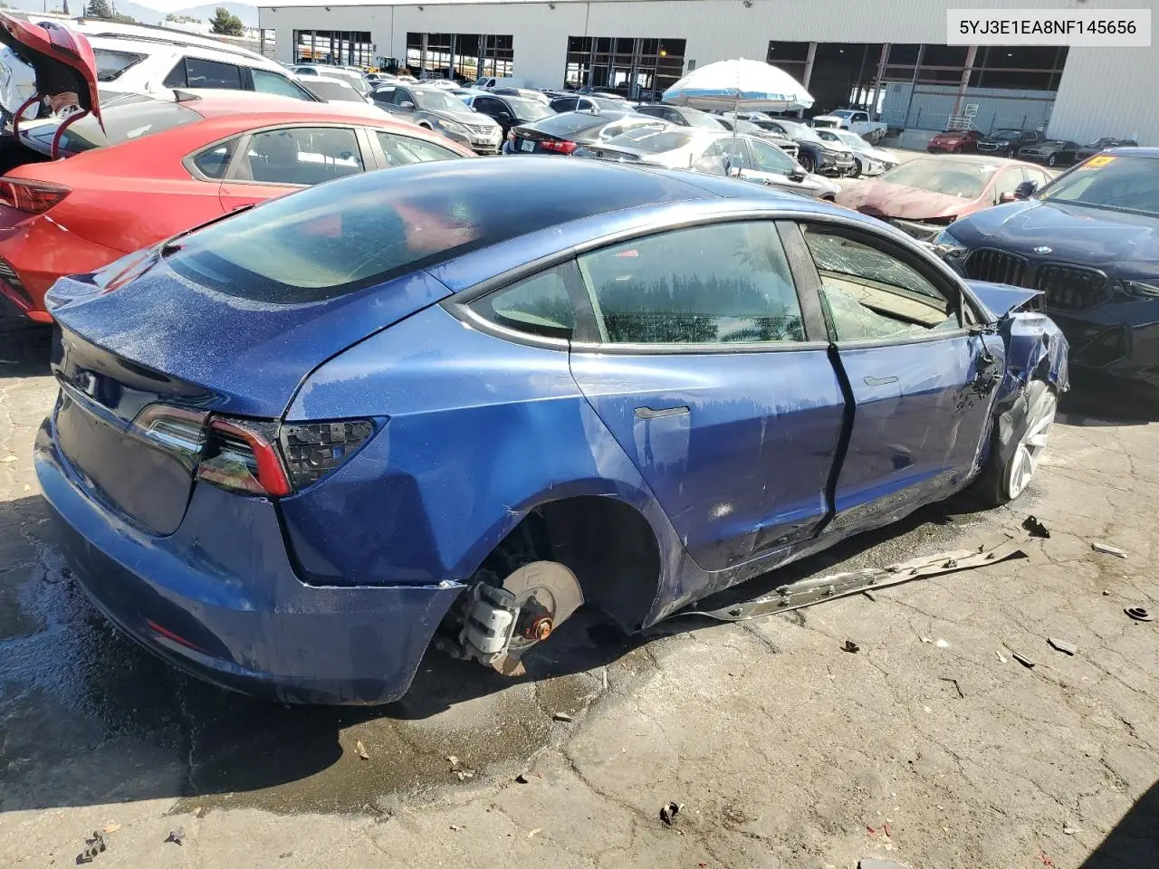 5YJ3E1EA8NF145656 2022 Tesla Model 3
