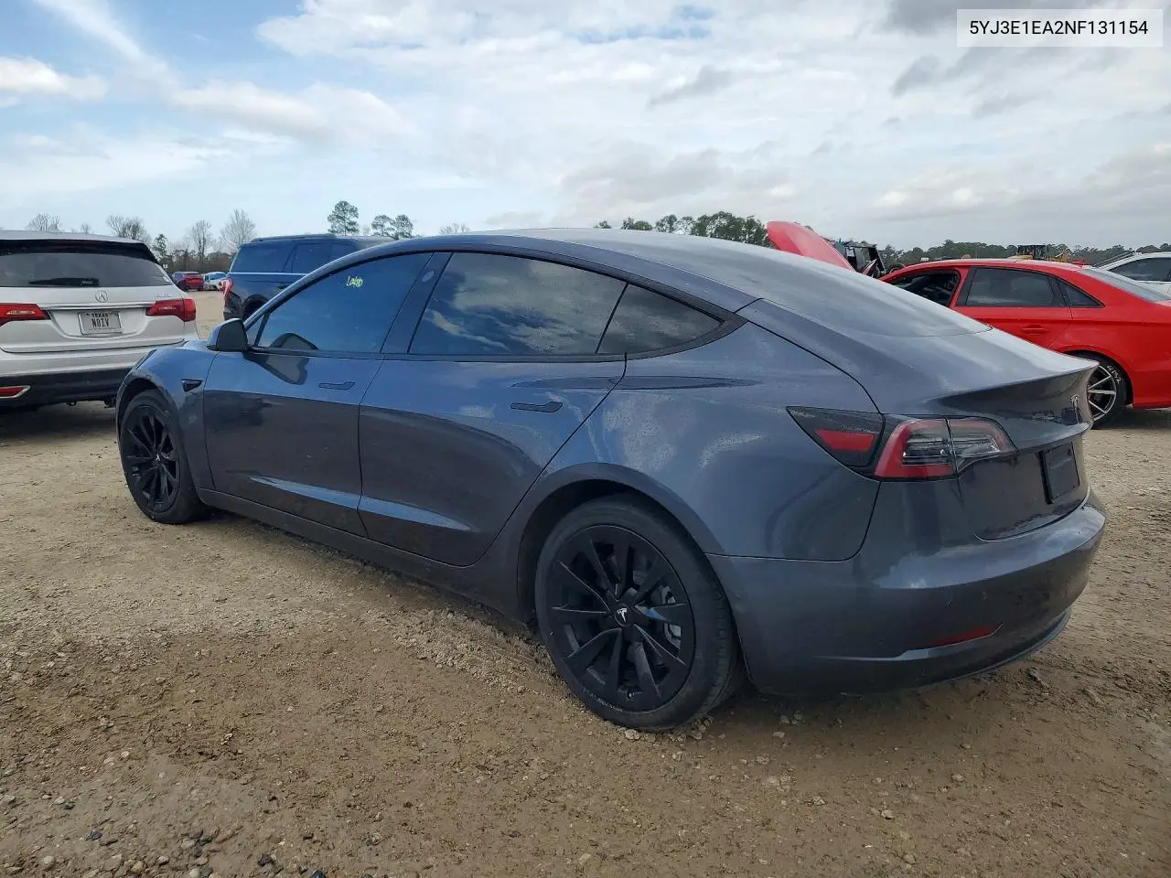 5YJ3E1EA2NF131154 2022 Tesla Model 3
