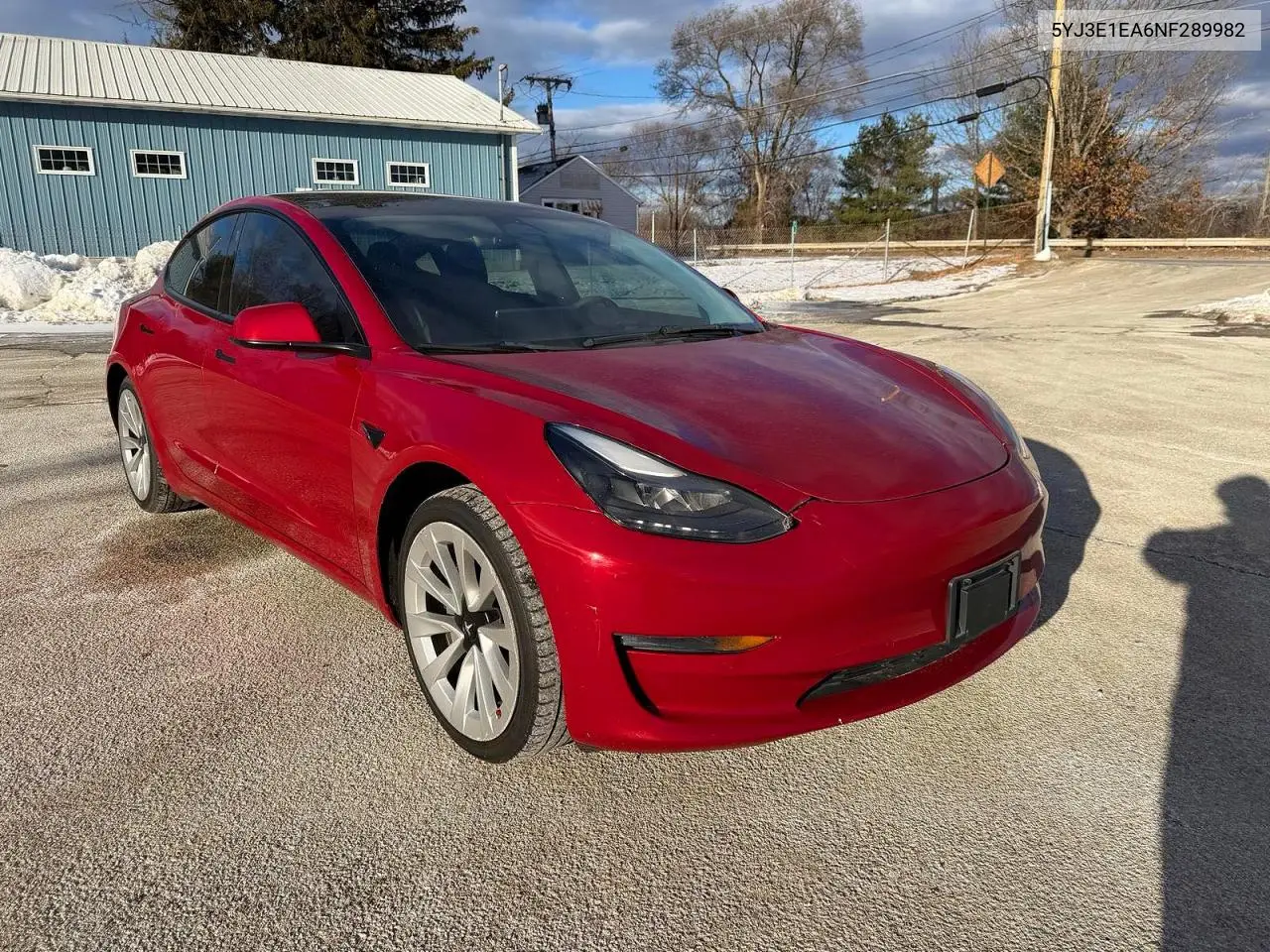 5YJ3E1EA6NF289982 2022 Tesla Model 3