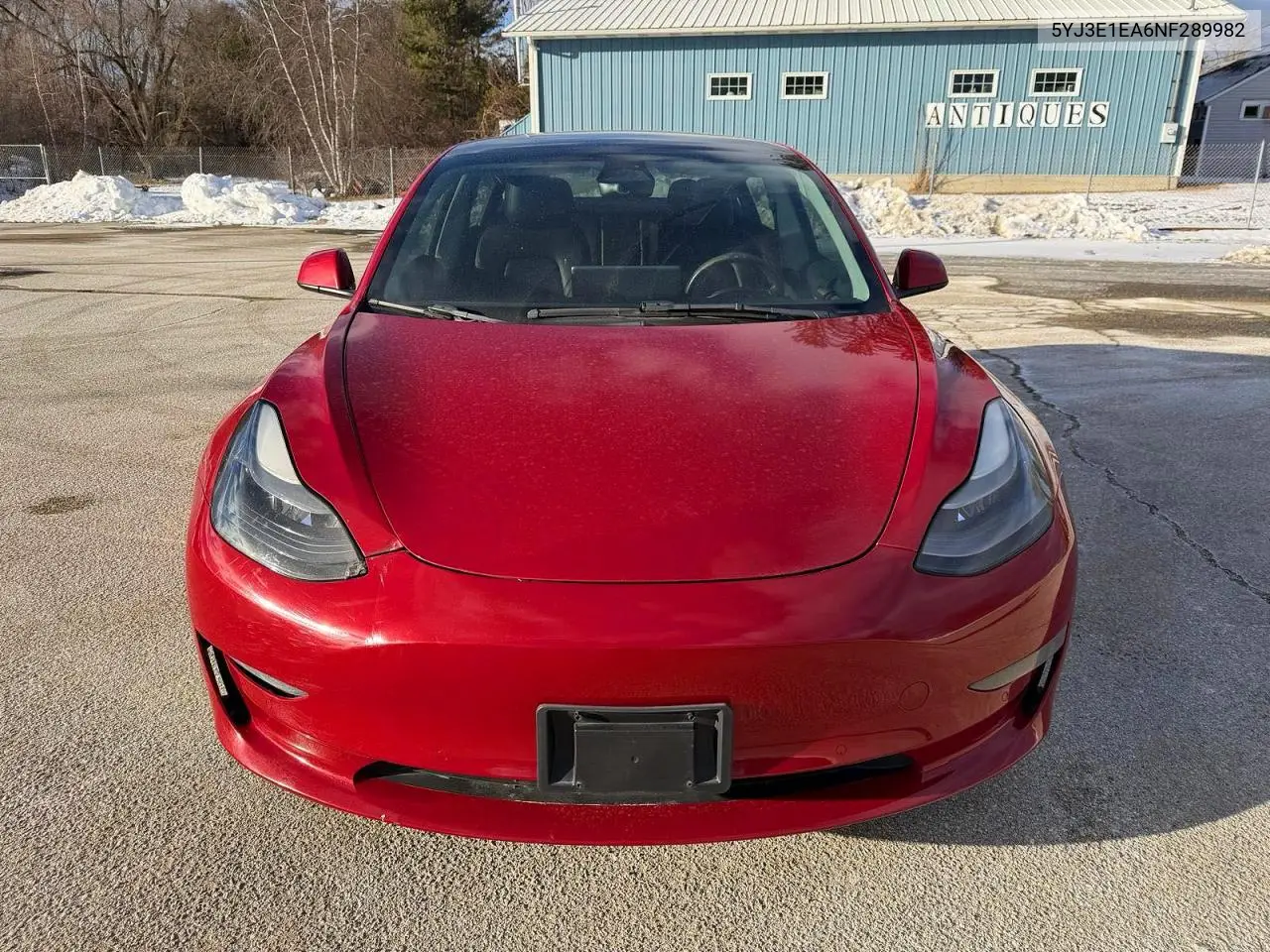 5YJ3E1EA6NF289982 2022 Tesla Model 3