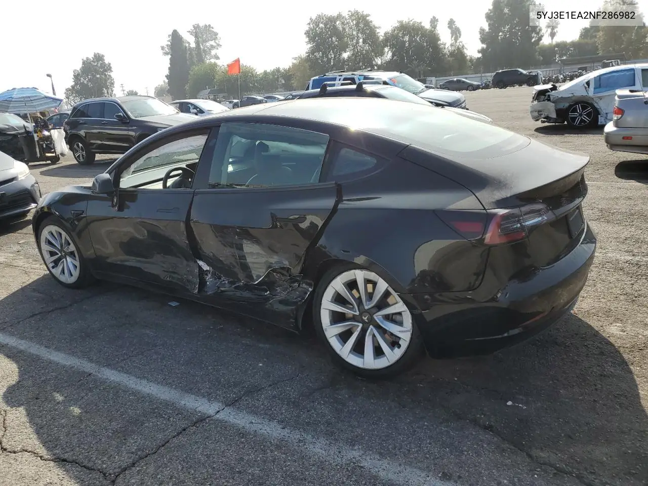 5YJ3E1EA2NF286982 2022 Tesla Model 3