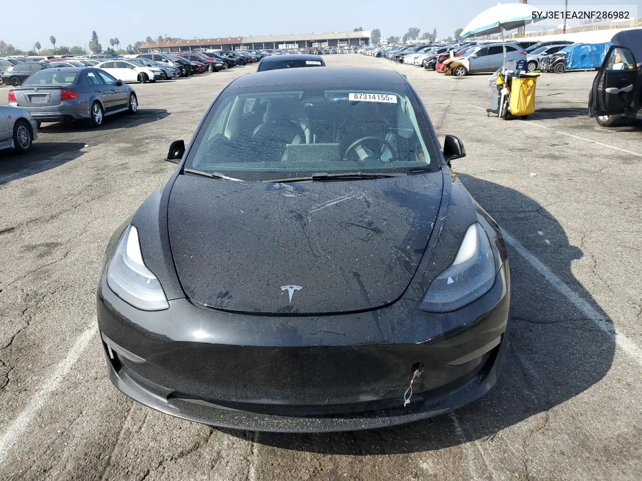 5YJ3E1EA2NF286982 2022 Tesla Model 3