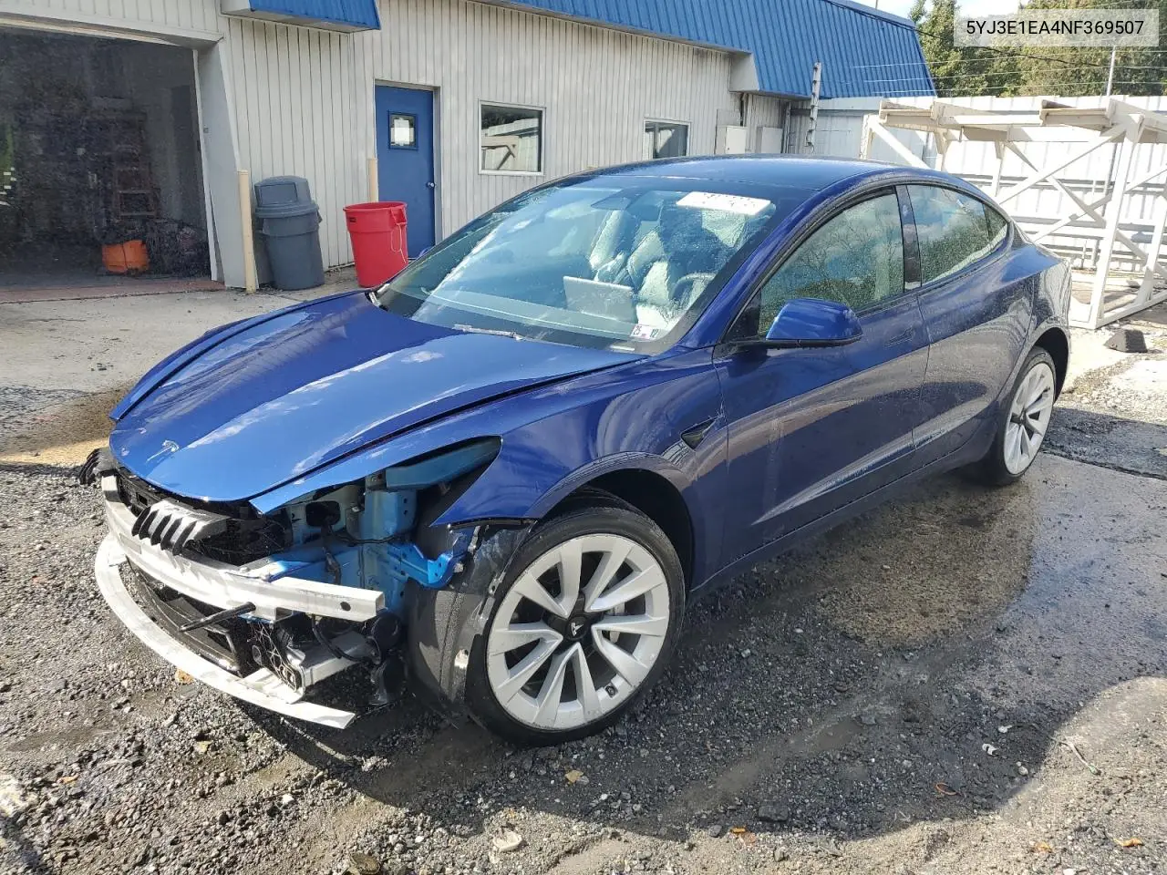5YJ3E1EA4NF369507 2022 Tesla Model 3