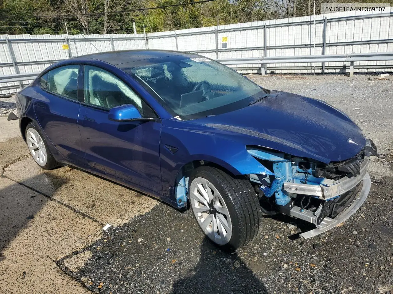 5YJ3E1EA4NF369507 2022 Tesla Model 3