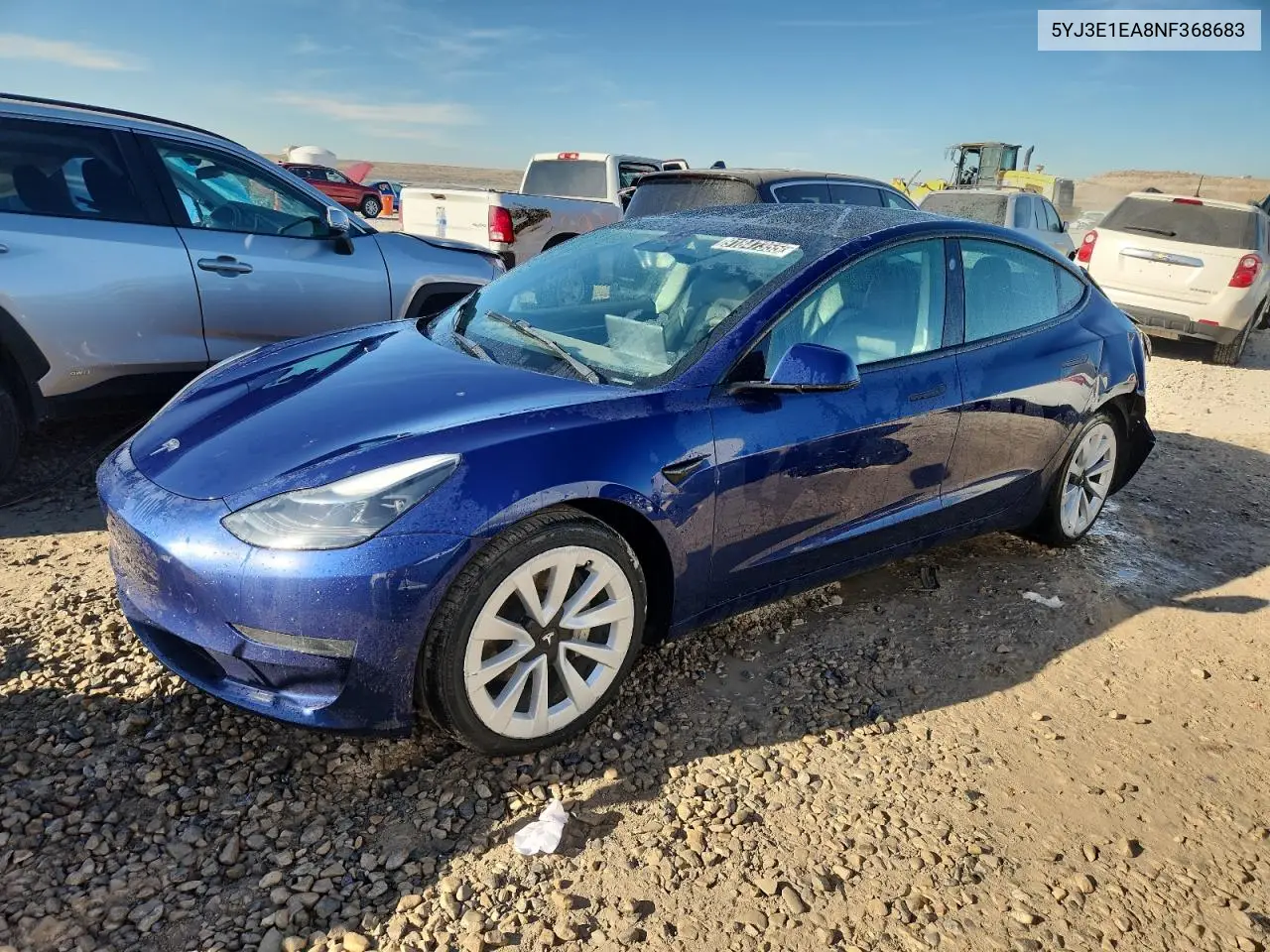 5YJ3E1EA8NF368683 2022 Tesla Model 3