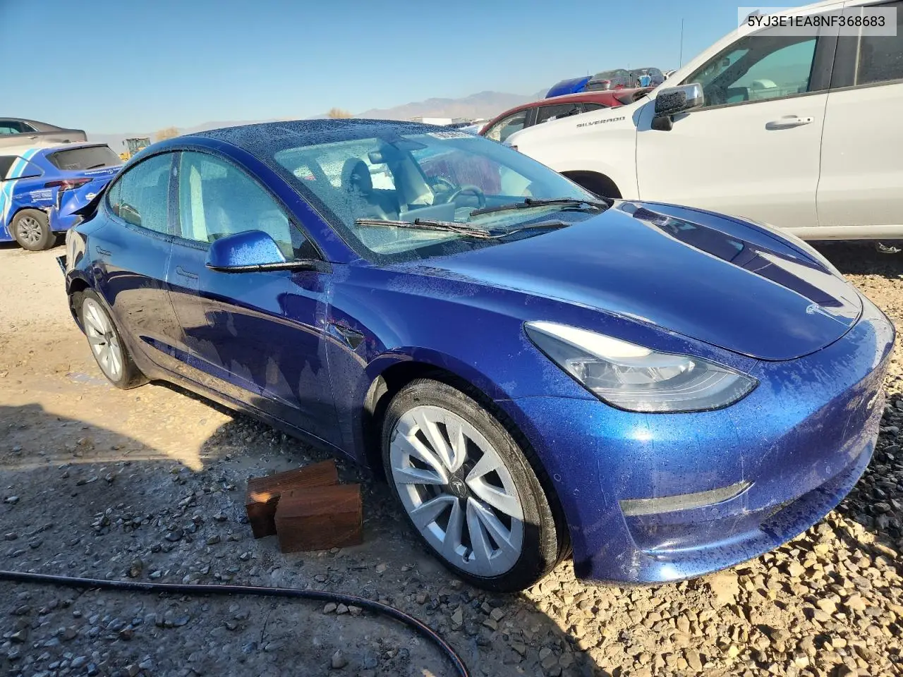 5YJ3E1EA8NF368683 2022 Tesla Model 3