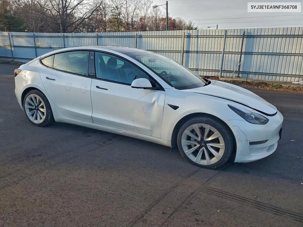 5YJ3E1EA9NF368708 2022 Tesla Model 3