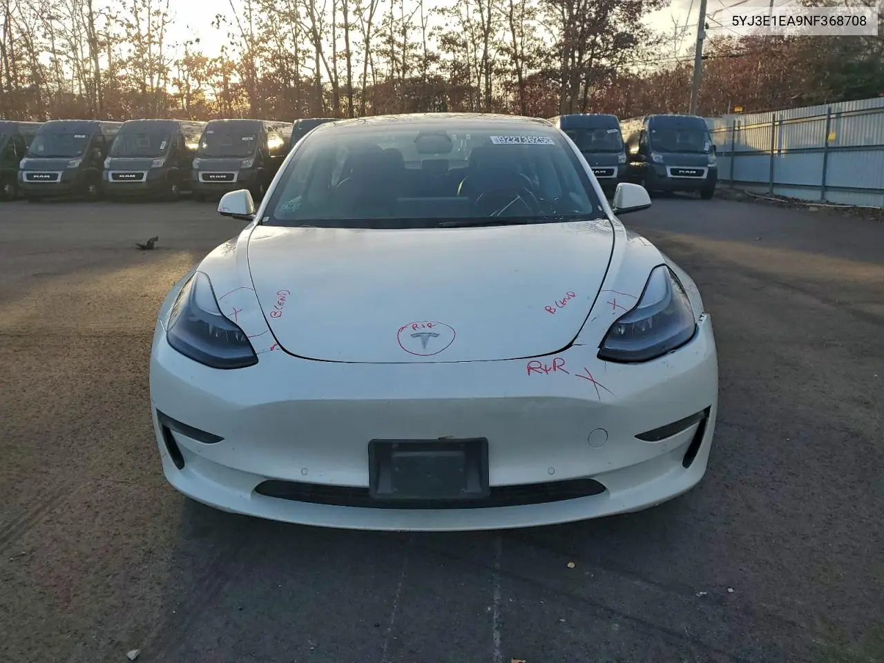 5YJ3E1EA9NF368708 2022 Tesla Model 3
