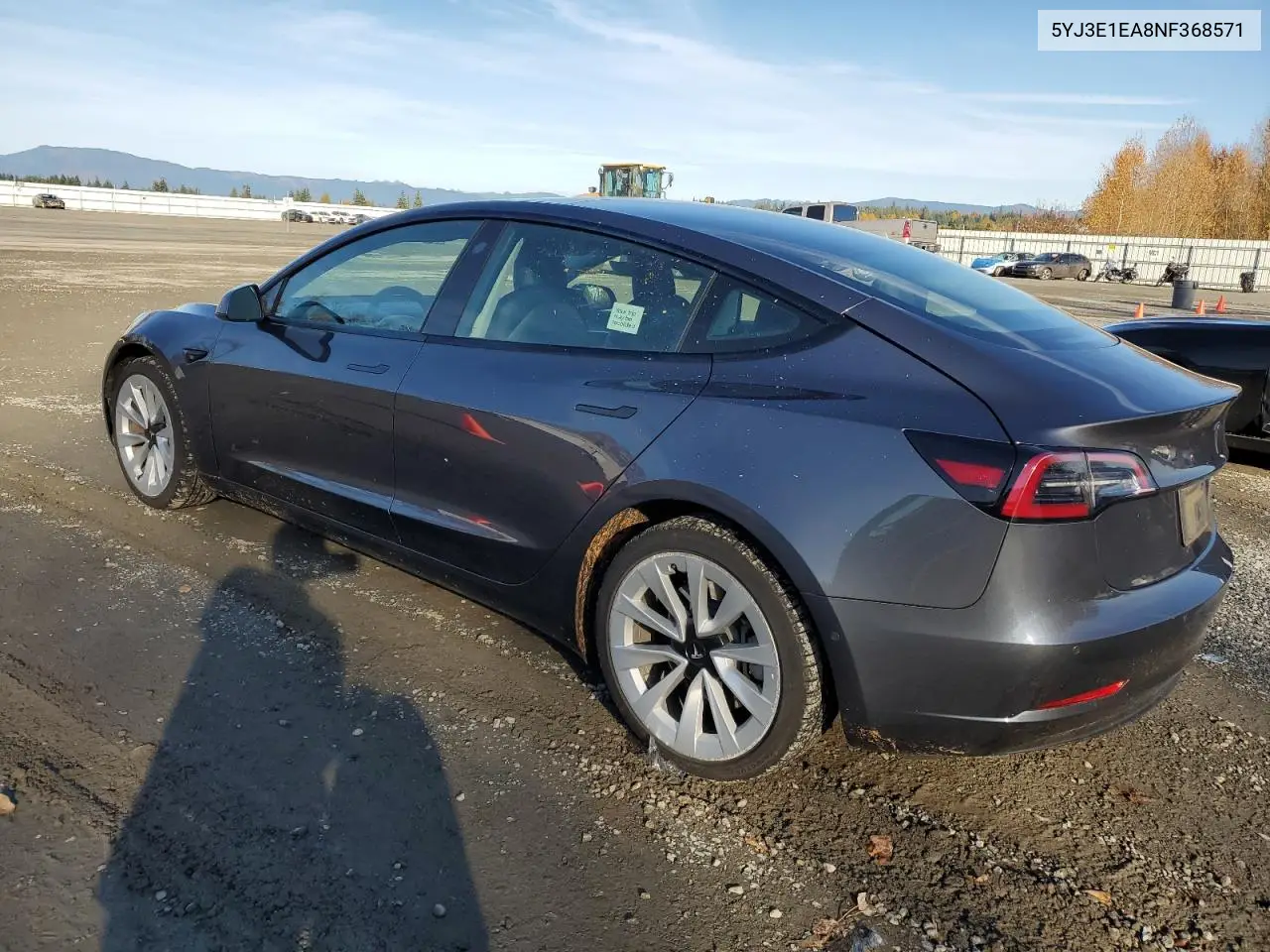 5YJ3E1EA8NF368571 2022 Tesla Model 3