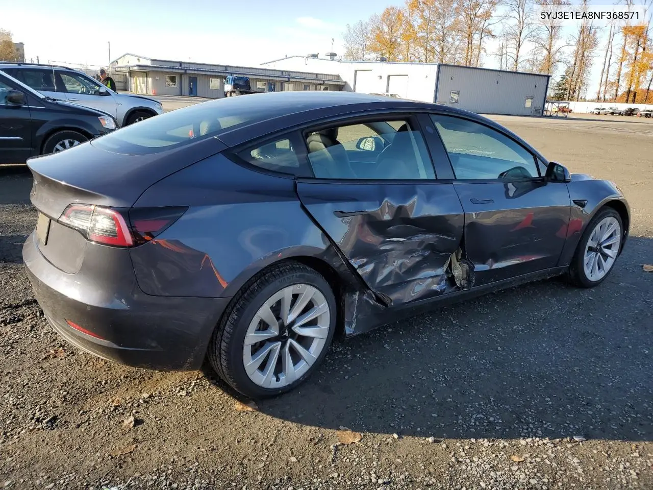 5YJ3E1EA8NF368571 2022 Tesla Model 3