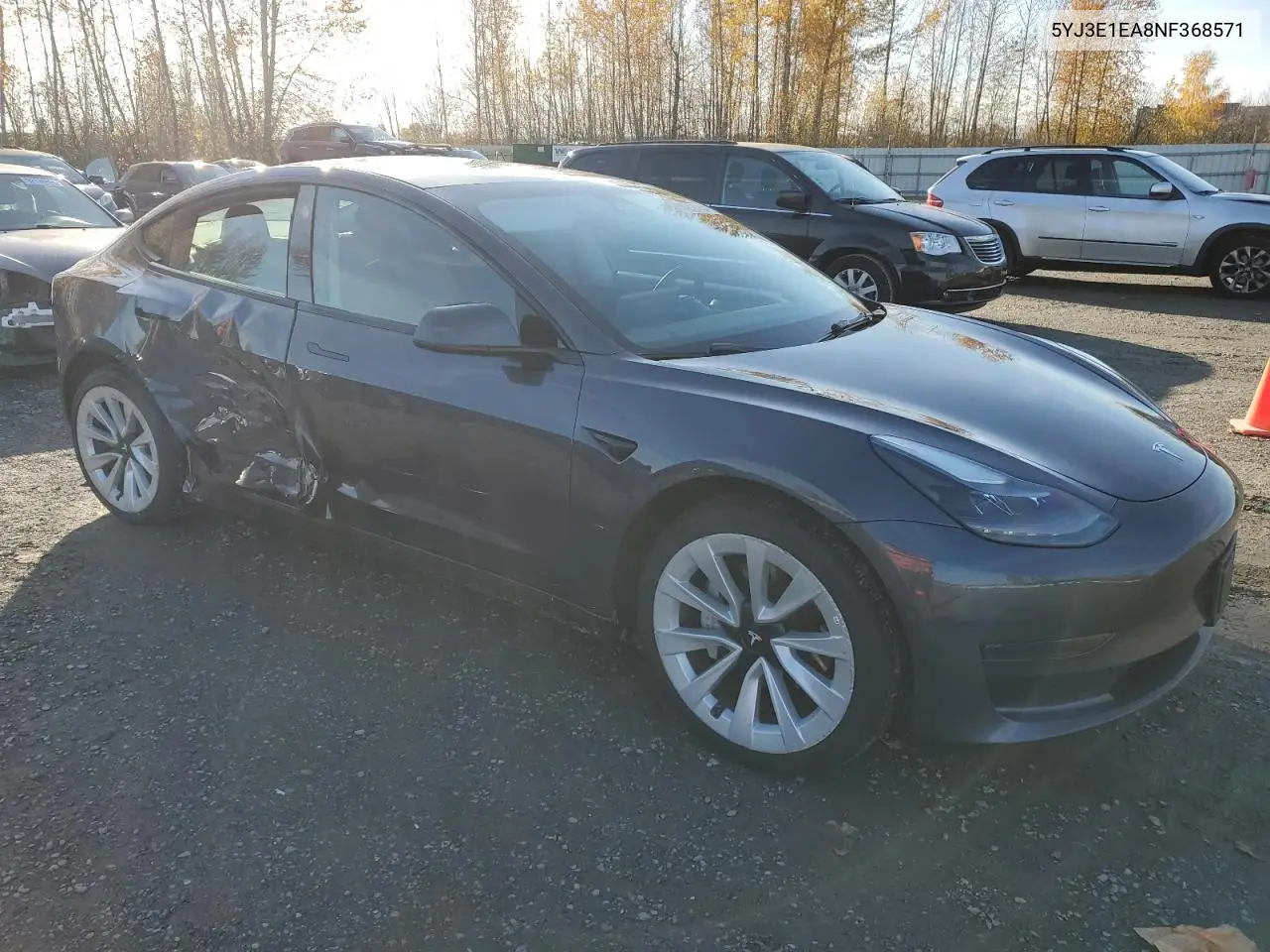 5YJ3E1EA8NF368571 2022 Tesla Model 3
