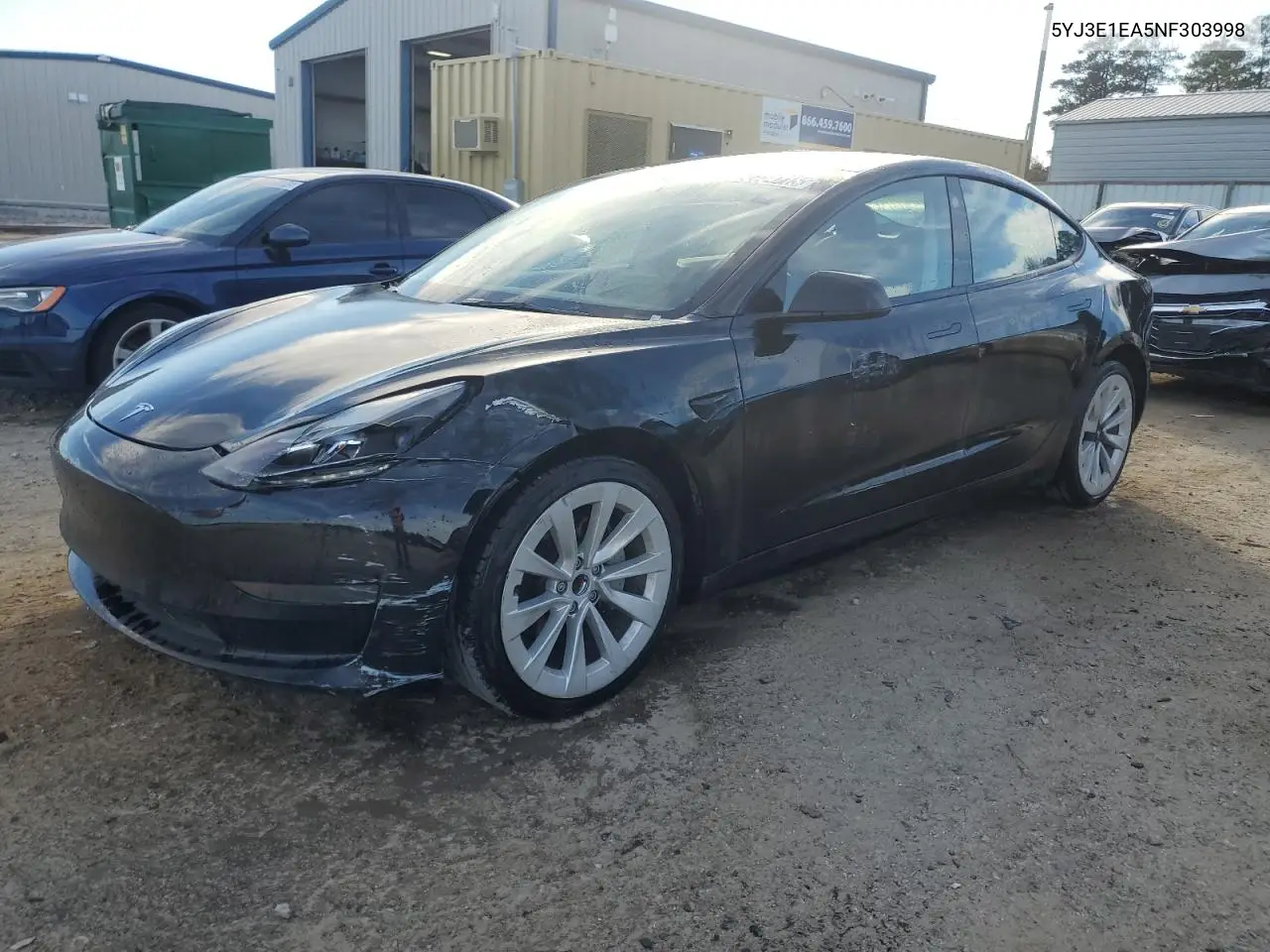 5YJ3E1EA5NF303998 2022 Tesla Model 3