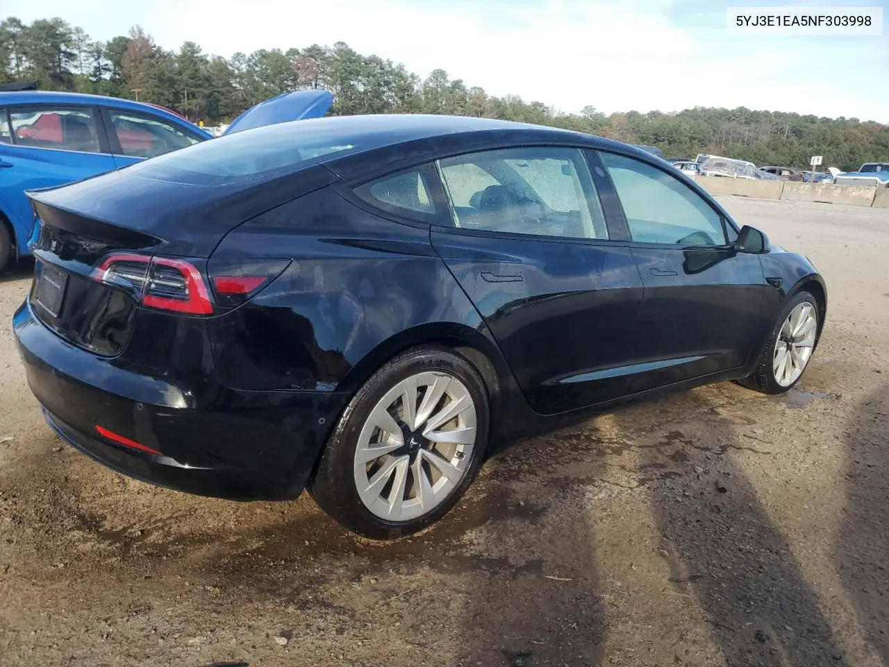 5YJ3E1EA5NF303998 2022 Tesla Model 3