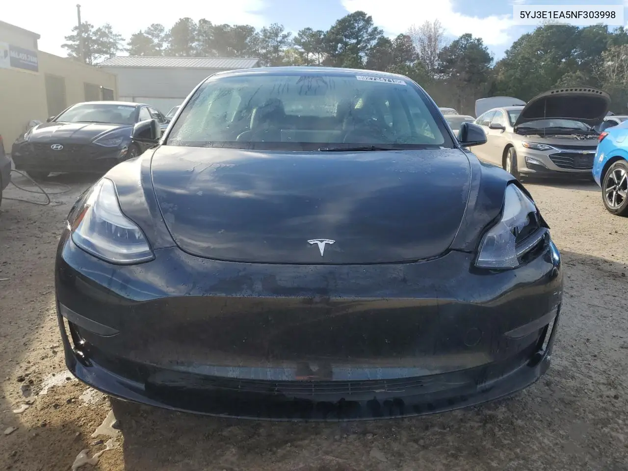 5YJ3E1EA5NF303998 2022 Tesla Model 3