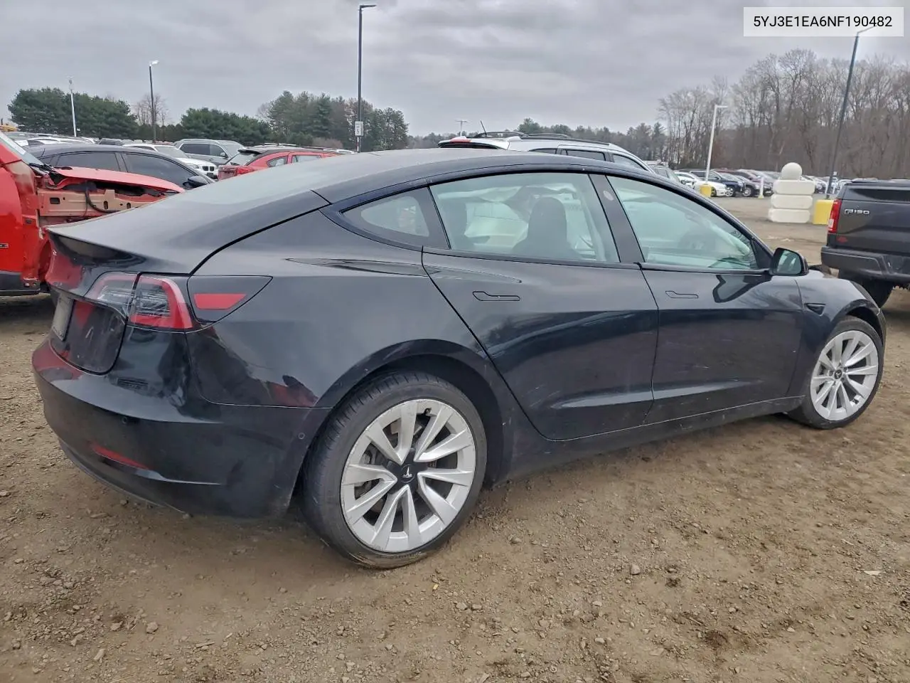 5YJ3E1EA6NF190482 2022 Tesla Model 3