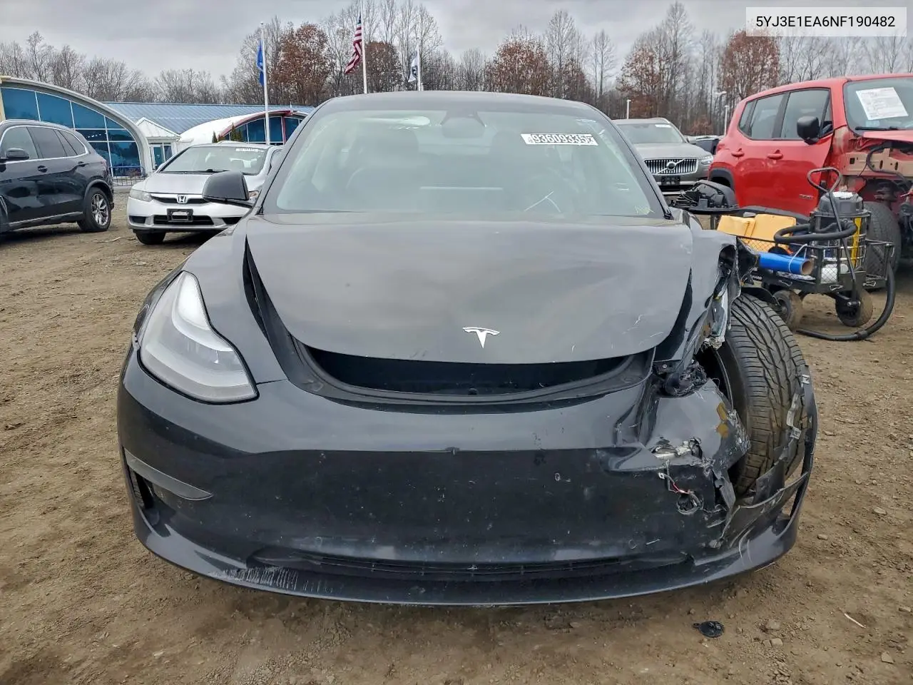 5YJ3E1EA6NF190482 2022 Tesla Model 3