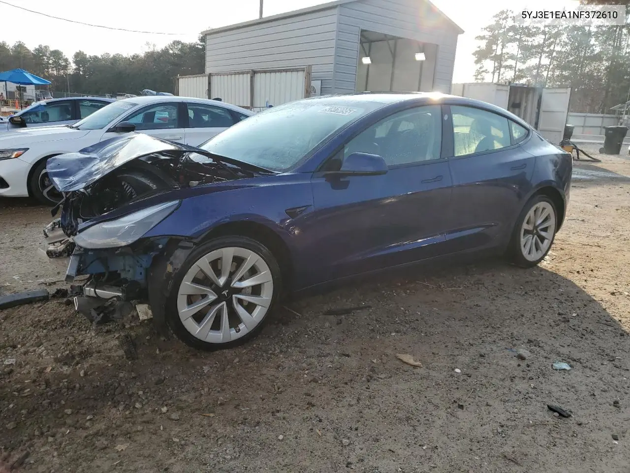 5YJ3E1EA1NF372610 2022 Tesla Model 3
