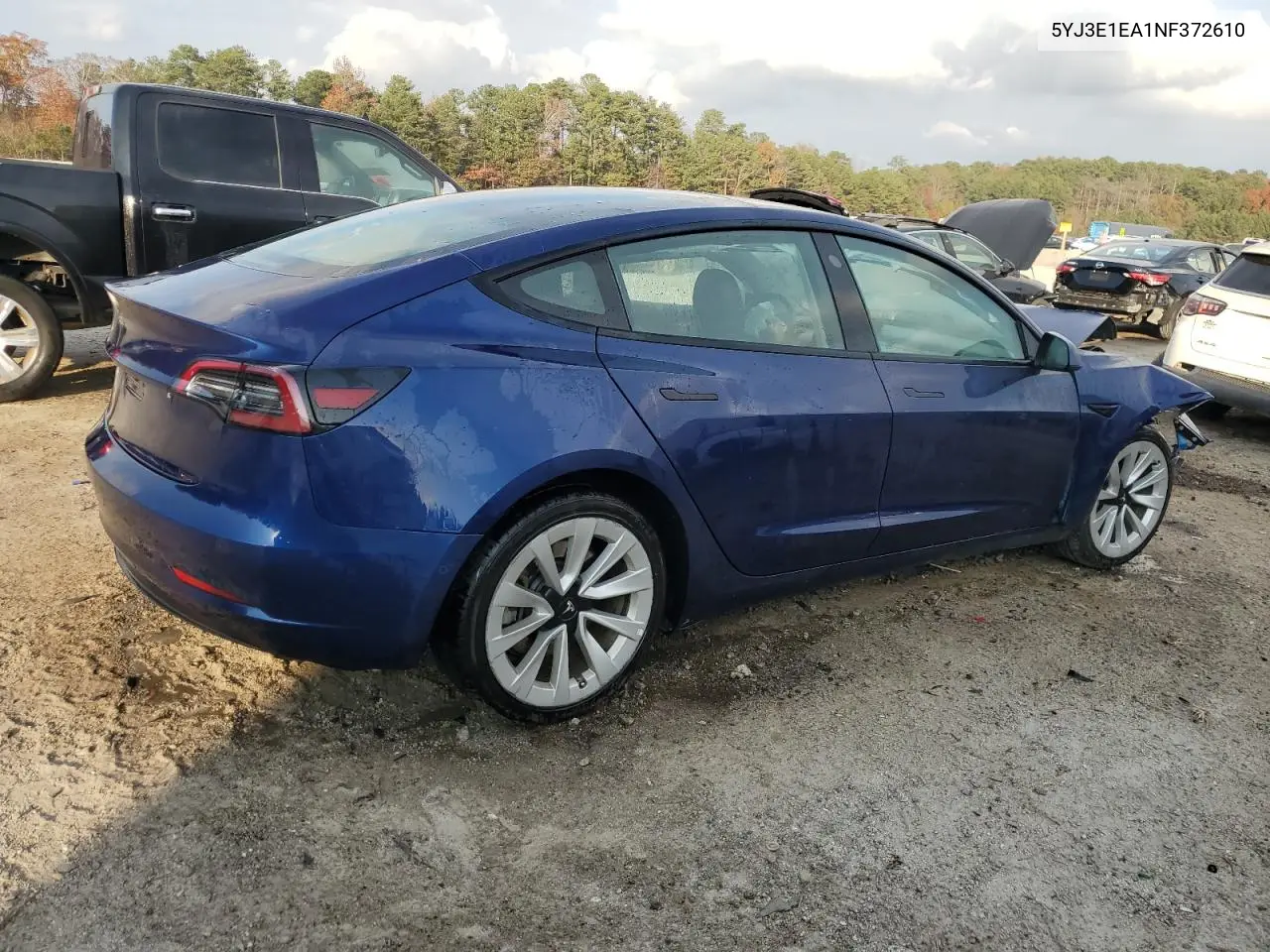 5YJ3E1EA1NF372610 2022 Tesla Model 3