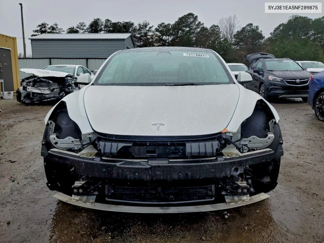 5YJ3E1EA5NF289875 2022 Tesla Model 3