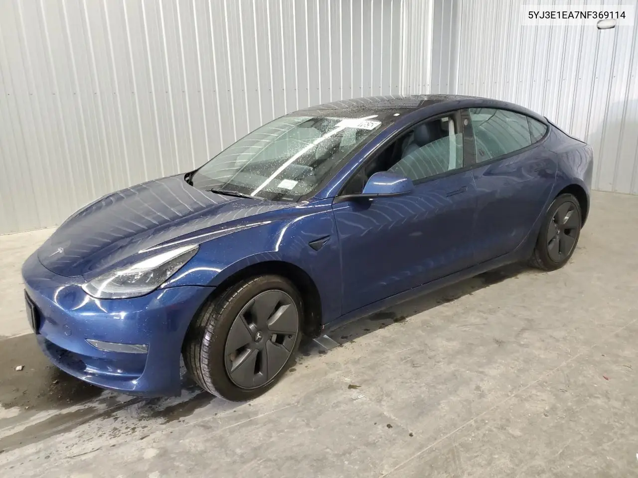 5YJ3E1EA7NF369114 2022 Tesla Model 3