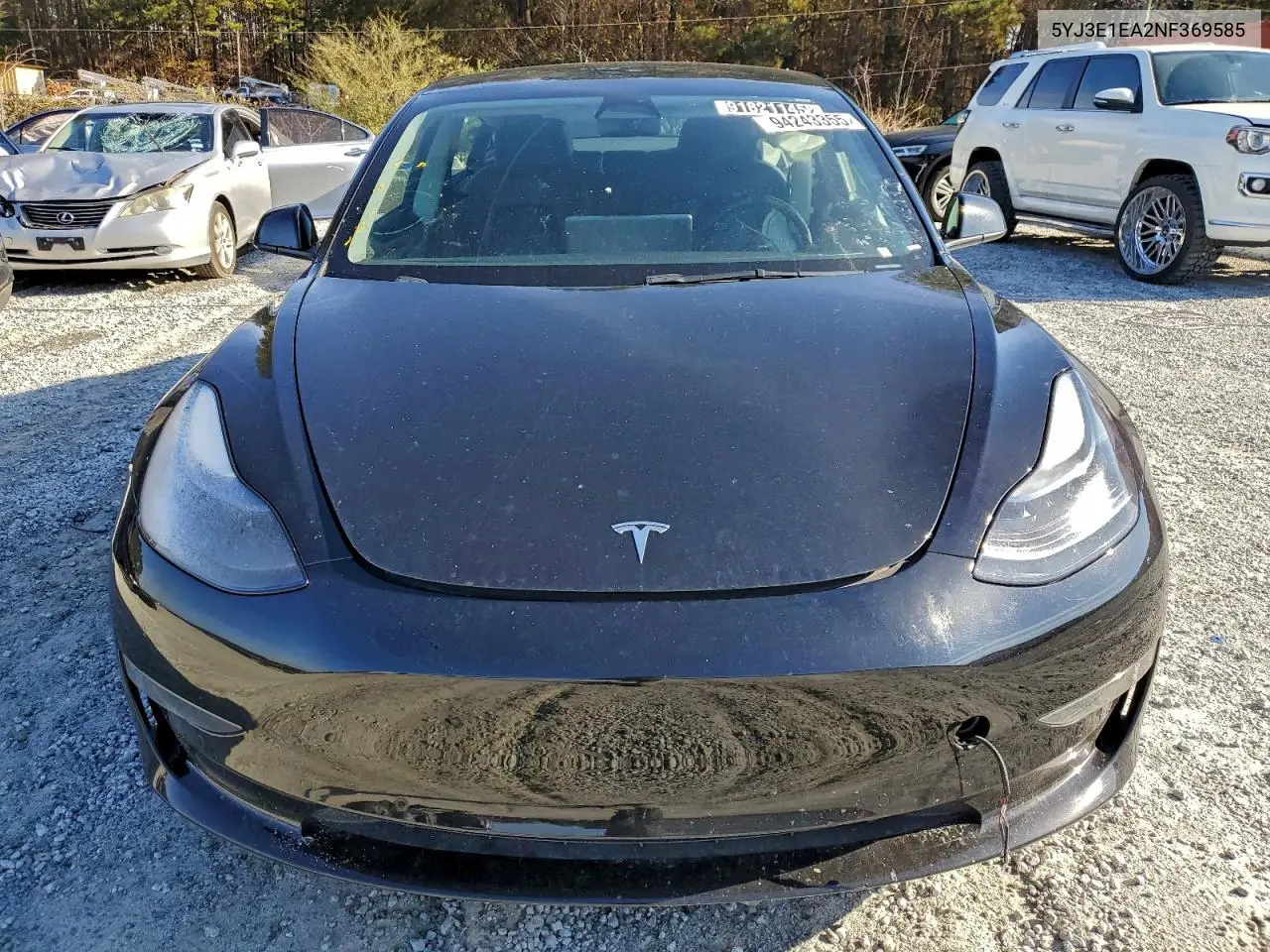 5YJ3E1EA2NF369585 2022 Tesla Model 3
