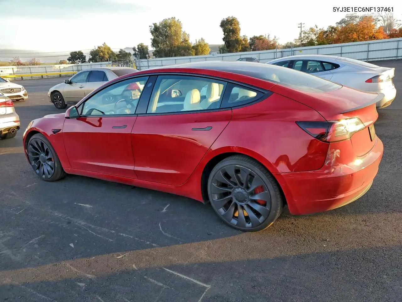 5YJ3E1EC6NF137461 2022 Tesla Model 3