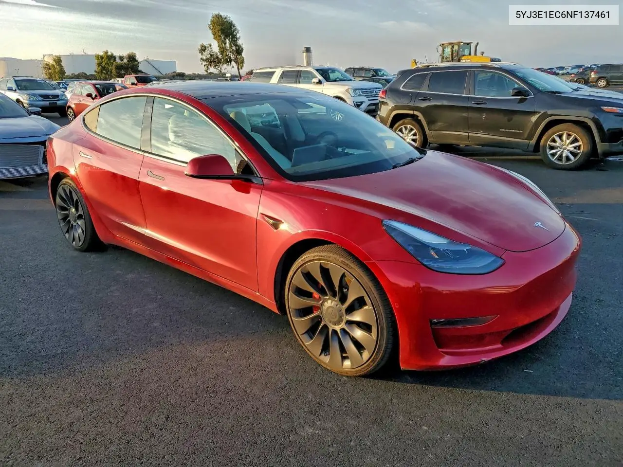 5YJ3E1EC6NF137461 2022 Tesla Model 3