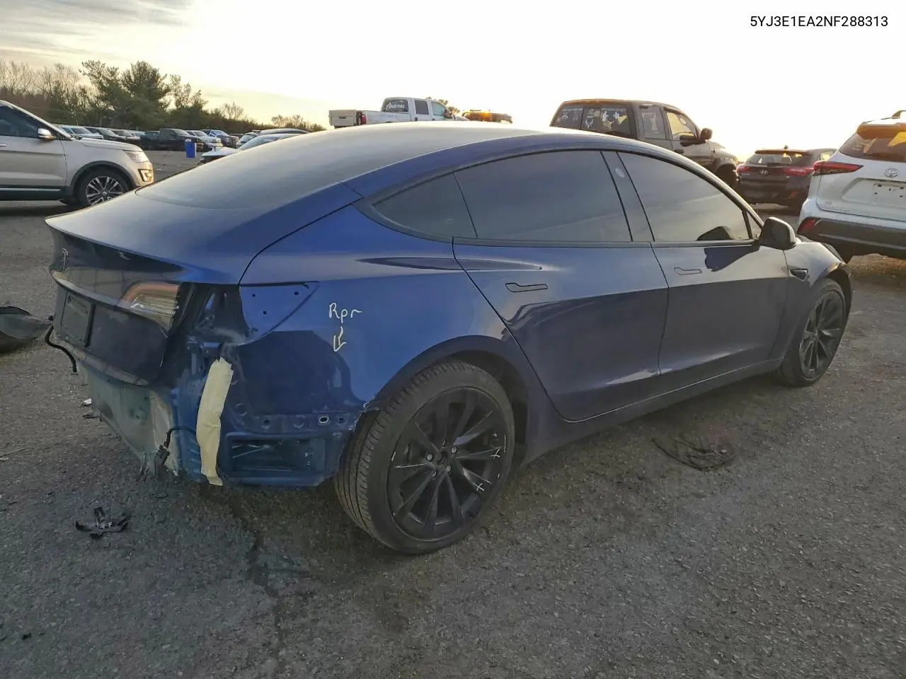 5YJ3E1EA2NF288313 2022 Tesla Model 3